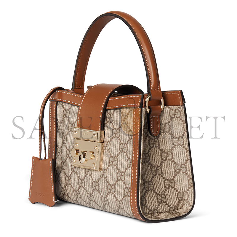 G*u*i padlock small top handle bag 841653 (20*13.5*8cm)
